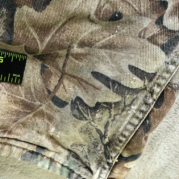 Vintage Wrangler Men's Flannel Lined Jeans Size 36x32 Camouflage Hunting Outdoor - Picture 14 of 16